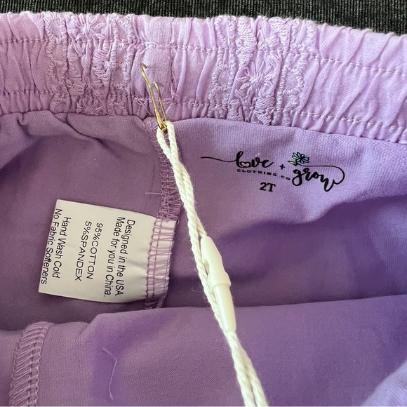 NWT Love & Grow Purple Skort Size 2T - Picture 2 of 6